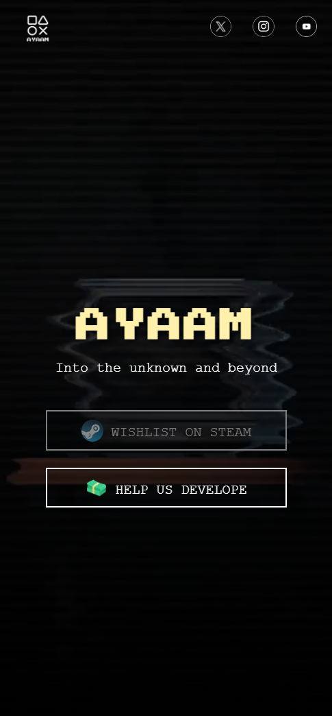 Ayaam website about section